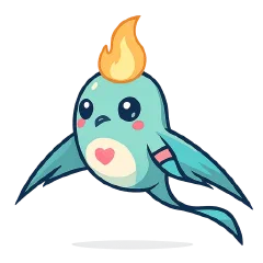 The adult Stamina form: a sleek winged glider.